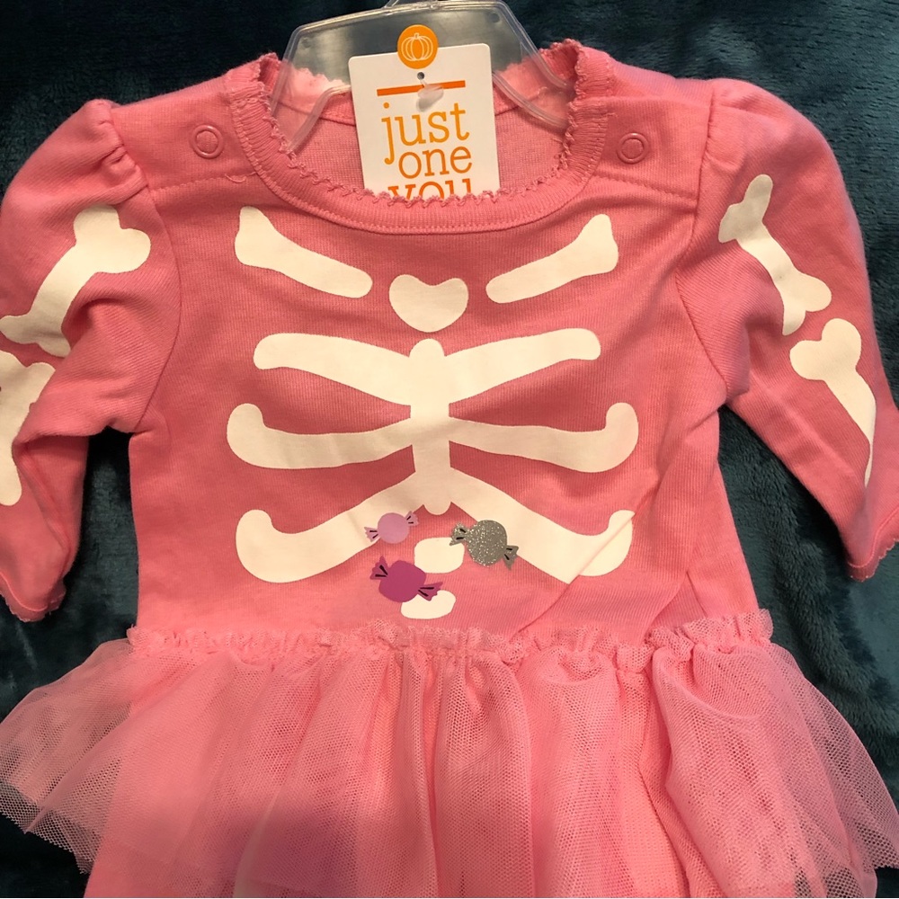 Carter’s Pink Skeleton - Picture 2 of 5